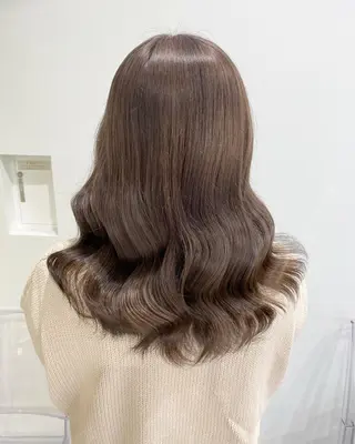 ロング カラー ブリーチなし暖色 💗AKARI💗のヘアスタイル