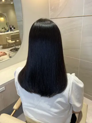 セミロング パーマ カット無料｜レイヤー カット｜韓国モテへアのヘアスタイル