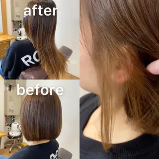 ショート カラー KIZU 髪質改善 オカルト怪談のヘアスタイル