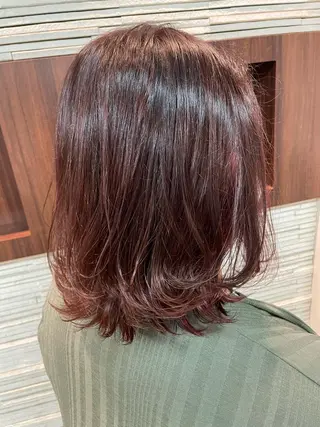 ミディアム 佐藤 由依/透明感カラーのヘアスタイル