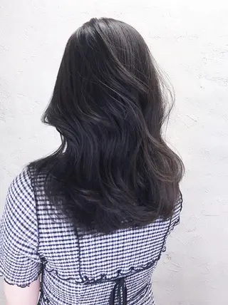 セミロング カラー パーマ ヘアアレンジ ITbyALBUM 浦和店のヘアスタイル