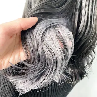 ミディアム カラー ヘアアレンジ 大橋 拓巳のヘアスタイル