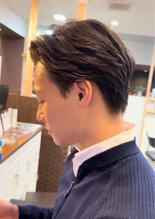 パーマ メンズ 年間2000名担当◎ パーマ職人/仲原佑樹のヘアスタイル