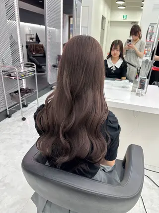 ロング カラー パーマ ヘアアレンジ メンズ キッズ ♥️韓国ヘア レイヤー♥️ゆりのヘアスタイル