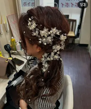 ヘアアレンジ ヘアセットサロン ボイボイのヘアスタイル