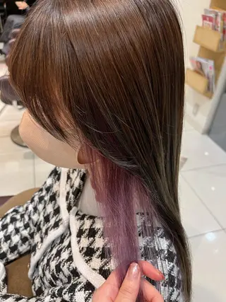 ロング カラー なつな/ 透明感カラーのヘアスタイル