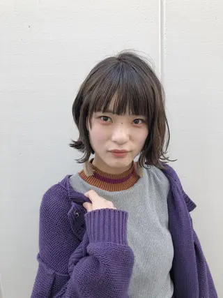 ショート カラー ノグチ ユウキ/ボブのヘアスタイル