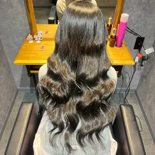 ロング カラー hair salon chic.所属・chic.エクステ. 艶カラー.miu🦊のヘアスタイル