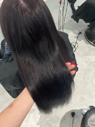 ロング カラー ヘアアレンジ 🫧透明感ラベンダー 似合わせ🫧あい🫧のヘアスタイル