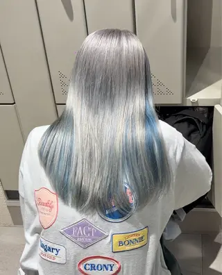 ロング ior北千住【イオール】所属・YU(ハイトーン/ ブリーチカラー)のヘアスタイル