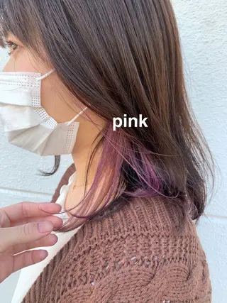 ミディアム カラー kitagawa mayuのヘアスタイル