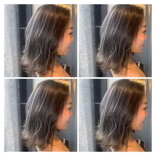 カラー 髪質改善艶髪 ℍ𝔸ℝ𝕌𝕂𝔸のヘアスタイル