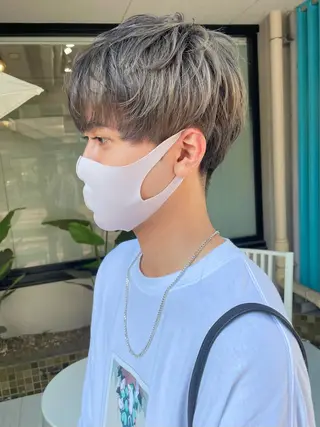 ショート カラー メンズ 佐藤 魁人のヘアスタイル