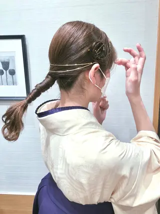 ヘアアレンジ ヘアセット ✴︎Mai✴︎銀座のヘアスタイル