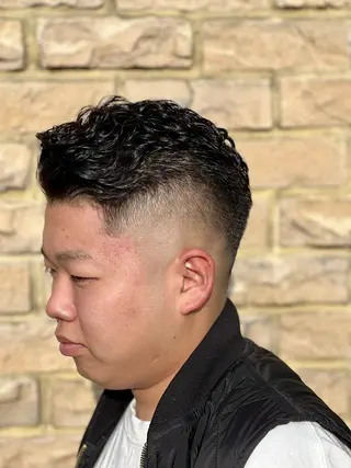 パーマ メンズ 小松 智寛のヘアスタイル