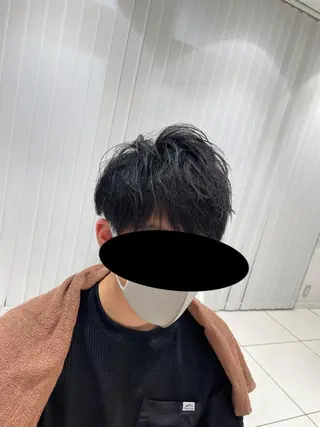 メンズ センターパート 川島爽楽のヘアスタイル