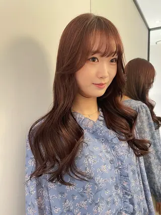 ロング カラー ヘアアレンジ SALOWIN原宿ash店所属・理想のハイトーンへ 🌙サイダサキのヘアスタイル