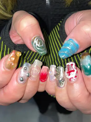 ネイル hair&nail ☯️アイリ☯️のネイルデザイン