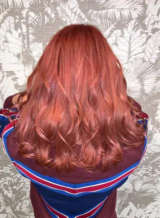 セミロング カラー パーマ ヘアアレンジ APSEE メンズカラー特化のヘアスタイル