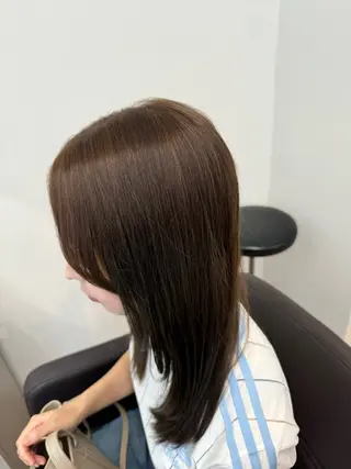 ロング 加藤 優眞のヘアスタイル