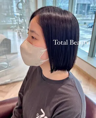 ショート 加納千華 /ボブ/ぱつっとボブのヘアスタイル