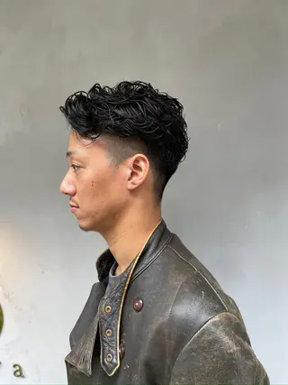 パーマ メンズ 畠山 渚のヘアスタイル