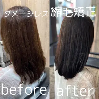 ロング 大宮縮毛矯正の達人 コガワラのヘアスタイル