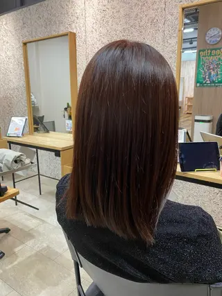 セミロング 佐藤 森夏のヘアスタイル