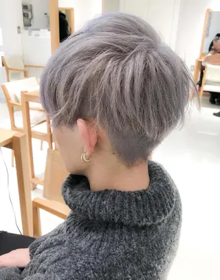 ショート カラー メンズ ヘアアレンジ Days 透明感カラーのヘアスタイル