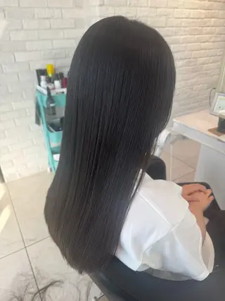 ロング 【縮毛矯正】 渡邉敦也のヘアスタイル