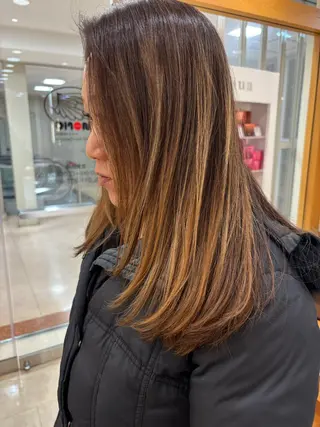 セミロング 藤森 大のヘアスタイル