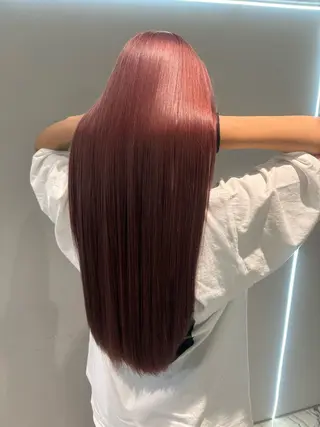 カラー Harune/うる艶 ハイトーンのヘアスタイル