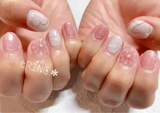 ネイル tRING＊ しいの木台のネイルデザイン