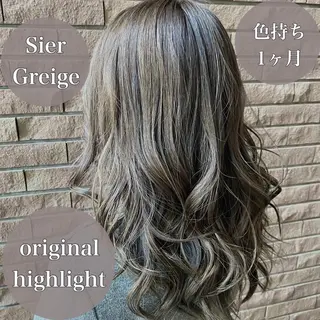 ロング カラー 横山 直輝のヘアスタイル