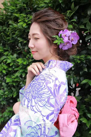 ロング laera 佐藤のヘアスタイル