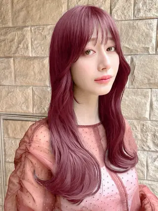 ロング カラー 堀江 優妃のヘアスタイル