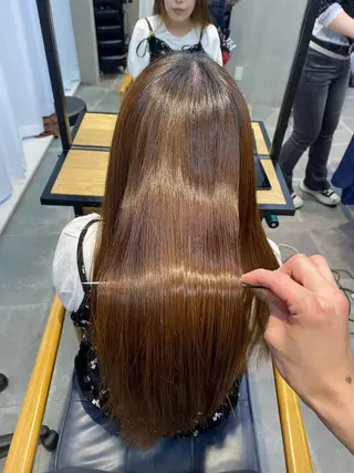 ロング カラー RUI⚪️艶髪 ⚪️髪質改善のヘアスタイル