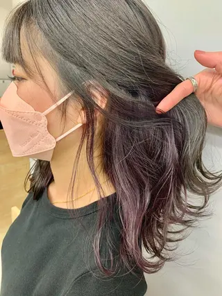 セミロング ior北千住【イオール】所属・YU(ハイトーン/ ブリーチカラー)のヘアスタイル