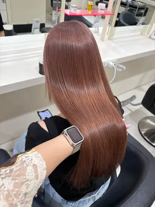 ミディアム カラー ヘアアレンジ 💟RINNA 艶カラー💟のヘアスタイル