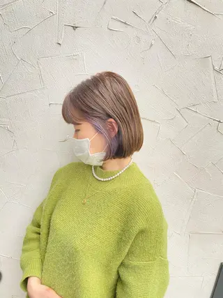 ショート カラー ヘアアレンジ ✨前田 優・2拠点✨ ✨恵比寿・札幌店✨のヘアスタイル