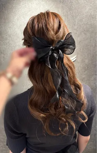 ロング u Eriko/ ヘアセット/美髪のヘアスタイル