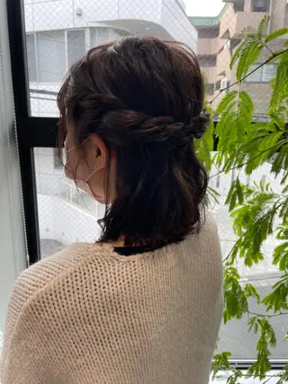 ヘアアレンジ ヒロミ/アレンジ/ アンニュイ/透け感のヘアスタイル