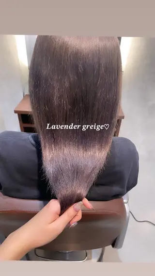 ロング カラー 🖤ROSEL／ KUREA🖤のヘアスタイル