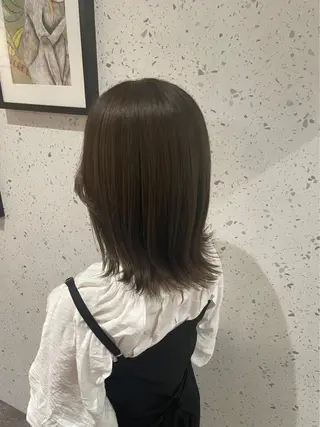 ミディアム moon 武蔵小杉所属・ヤマザキ アイ🕊 くすみカラー👒のヘアスタイル
