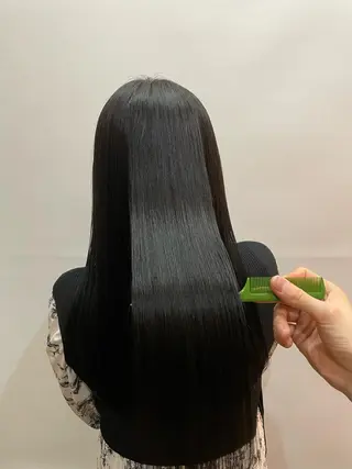 ロング 高山🐬髪質改善 池袋で縮毛矯正のヘアスタイル