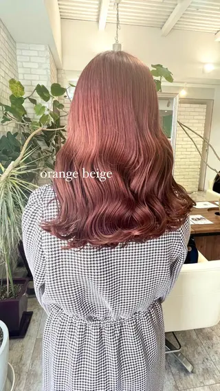 ミディアム カラー ヘアアレンジ ブリーチなし/ レイヤー🌿runaのヘアスタイル