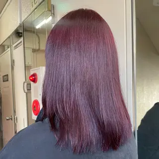 ミディアム カラー ふかたさや🌟 艶感カラー🌟のヘアスタイル