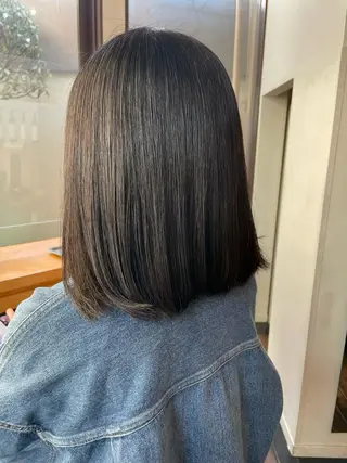 セミロング カラー パーマ ヘアアレンジ メンズ キッズ ネイル マツエク・マツパ アイブロウ 高山🐬髪質改善 池袋で縮毛矯正のヘアスタイル