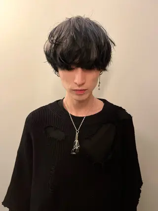 ショート カラー ショート/ボブ/ パーマ/柏原良亮のヘアスタイル