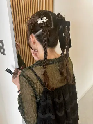 ヘアアレンジ 透けカラー/顔周り カット/Nanaのその他イメージ